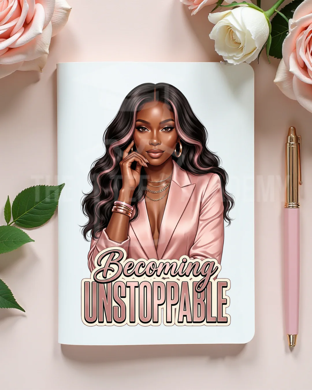 Focused Babe Bundle- UV DTF Planner Cover Theme Pack - Image 4